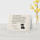 Het Citaat dat van Margaret Thatcher een "land in Kaart (Gele Bloem)