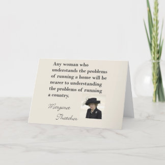 Het Citaat dat van Margaret Thatcher een "land in Kaart