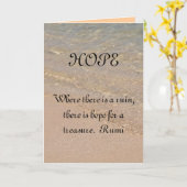 Het Citaat Hawaï van Rumi van de Kaart van de (Gele Bloem)