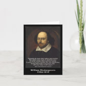 Het Citaat ~ Julius Caesar van Shakespeare Kaart (Voorkant)