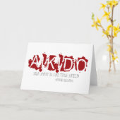 Het Citaat van Aikido Kaart (Gele Bloem)
