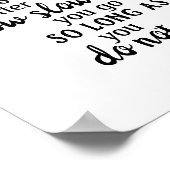 Het citaat van Confucius maakt niet uit hoe langza Poster (Hoek)