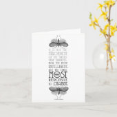 Het Citaat van Darwin Kaart (Gele Bloem)