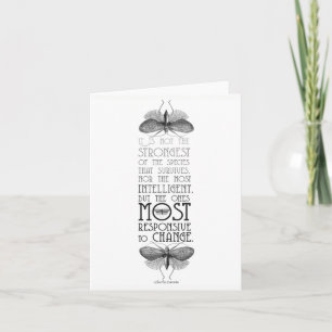 Het Citaat van Darwin Kaart