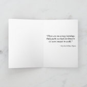 Het citaat van de aanmoediging kaart (Binnen)