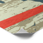 Het citaat van de Churchill van Winston - geeft no Poster (Hoek)