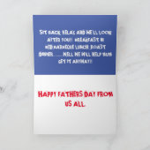 Het citaat van de Dag van de vaders van Kinderen v Kaart (Binnen)