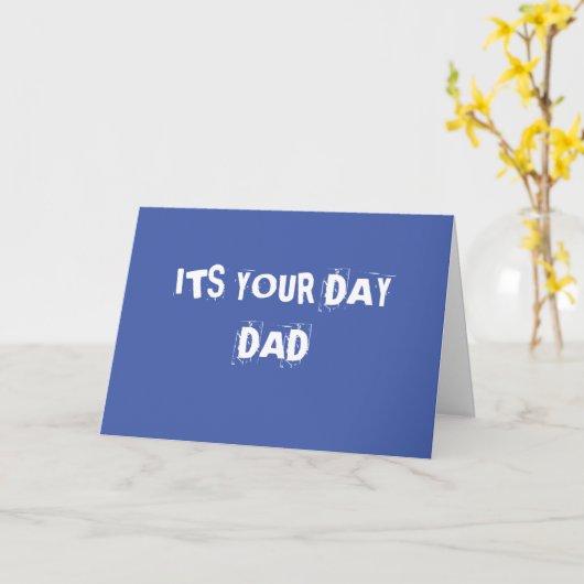 Het citaat van de Dag van de vaders van Kinderen v Kaart (Gele Bloem)