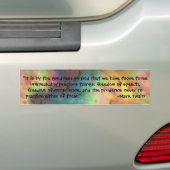 het citaat van de dye van Mark Twain Bumpersticker (Op auto)