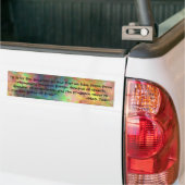 het citaat van de dye van Mark Twain Bumpersticker (Op Truck)
