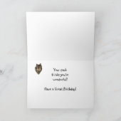 Het Citaat van de Familie van het Pak van de Wolf Kaart (Binnen)