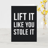 Het Citaat van de Gymnastiek van Weightlifting Kaart (Gele Bloem)