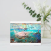 Het Citaat van de Inspiratie van Rumi over het Briefkaart (Staand voorkant)