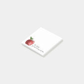 Het Citaat van de leraar met Apple Personalized 3 Post-it® Notes (Schuin)