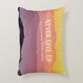 Het citaat van de Motivatie van de de Kleuren van  Accent Kussen (Voorkant(Verticaal))