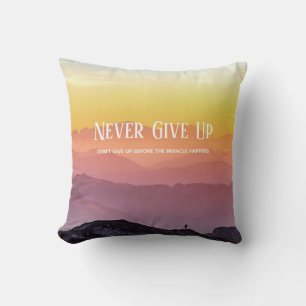 Het citaat van de Motivatie van de de Kleuren van Kussen