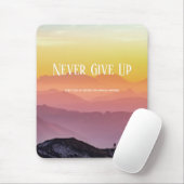 Het citaat van de Motivatie van de de Kleuren van Muismat (Met muis)