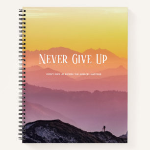 Het citaat van de Motivatie van de de Kleuren van Notitieboek