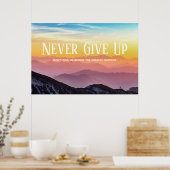 Het citaat van de Motivatie van de de Kleuren van  Poster (Keuken)