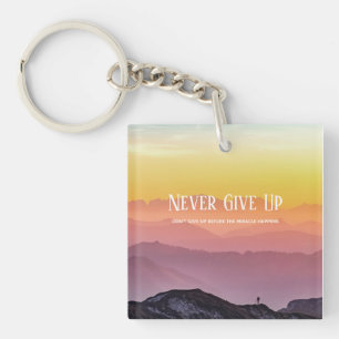 Het citaat van de Motivatie van de de Kleuren van Sleutelhanger