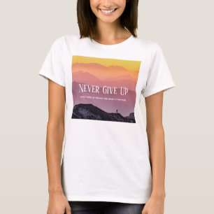 Het citaat van de Motivatie van de de Kleuren van  T-shirt