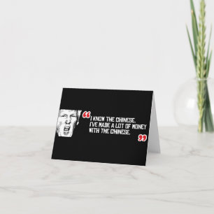Het Citaat van de troef - ik ken de Chinezen - - Kaart