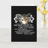 Het Citaat van de twaalfde Nacht Kaart (Gele Bloem)