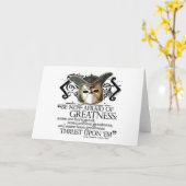 Het Citaat van de twaalfde Nacht Kaart (Gele Bloem)