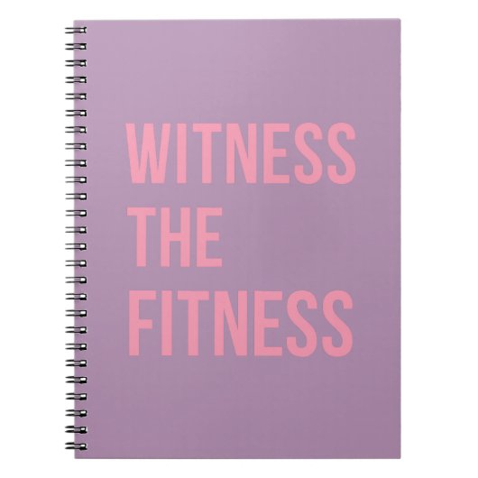 Het citaat van de uitbarsting toont de fitness Lil Notitieboek (Voorkant)