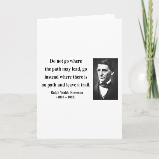 Het Citaat van Emerson 3b Kaart (Voorkant)