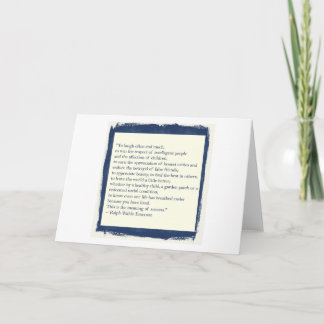 Het Citaat van Emerson Kaart