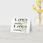 Het Citaat van George Bernard Shaw Kaart (Gele Bloem)