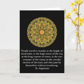 Het citaat van het de reisavontuur van heilige kaart (Gele Bloem)