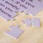 Het Citaat van het Geluk van de Vlinder van Legpuzzel (Zijkant)