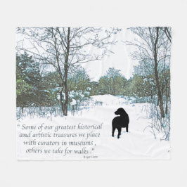 Het Citaat van het hondenliefhebber - de Beste Vri Fleece Deken