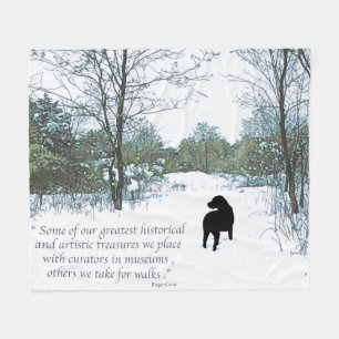 Het Citaat van het hondenliefhebber - de Beste Vri Fleece Deken