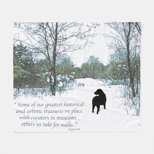 Het Citaat van het hondenliefhebber - de Beste Vri Fleece Deken (Voorkant (Horizontaal))