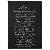 Het Citaat van het Klembord van Edgar Allan Poe & (Achterkant)