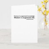 Het Citaat van Immanuel Kant Kaart (Gele Bloem)