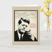 Het Citaat van John F. Kennedy Kaart (Gele Bloem)