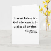 Het Citaat van Nietzsche 2a Kaart (Gele Bloem)