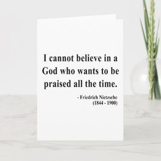 Het Citaat van Nietzsche 2a Kaart
