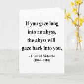 Het Citaat van Nietzsche 4a Kaart (Gele Bloem)