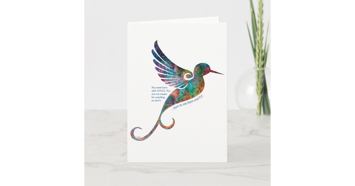 Het Citaat van Rumi met het Wenskaart van de Kaart Zazzle.nl