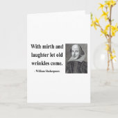 Het Citaat van Shakespeare 7b Kaart (Gele Bloem)