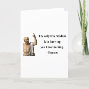 Het Citaat van Socrates 3b Kaart