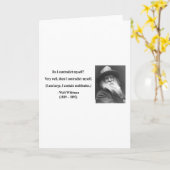 Het Citaat van Whitman 6b Kaart (Gele Bloem)