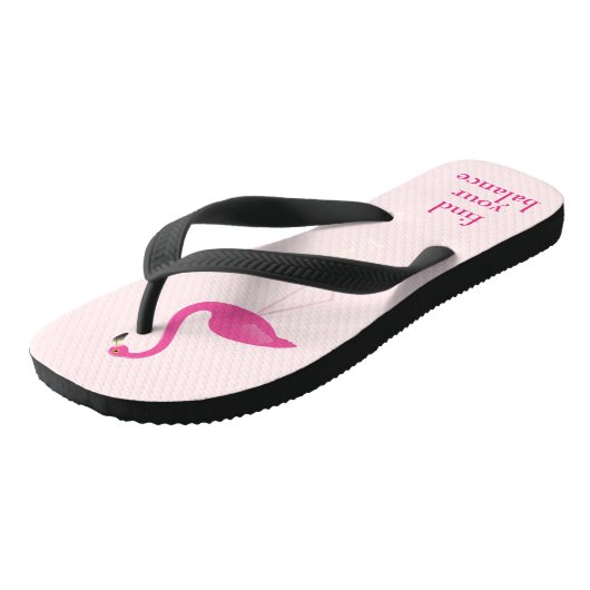 Het citaat vindt Uw Roze Flamingo van het Saldo Teenslippers (Schuin)