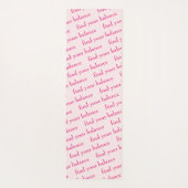 Het citaat vindt Uw Roze Flamingo van het Saldo Yogamat (Achterkant)