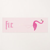 Het citaat vindt Uw Roze Flamingo van het Saldo Yogamat (Voorkant (horizontaal))